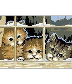 Набор для вышивания Ф02 "Котики" Набор для вышивания Ф02 "Котики"