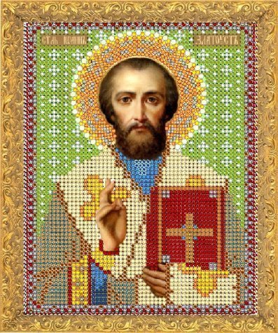 Рисунок на ткани для вышивания бисером 770М "Св. Иоанн" Рисунок на ткани для вышивания бисером 770М "Св. Иоанн"