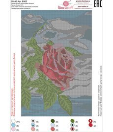 Рисунок на ткани для вышивания бисером ШвейТорг В302 Рисунок на ткани для вышивания бисером ШвейТорг В302