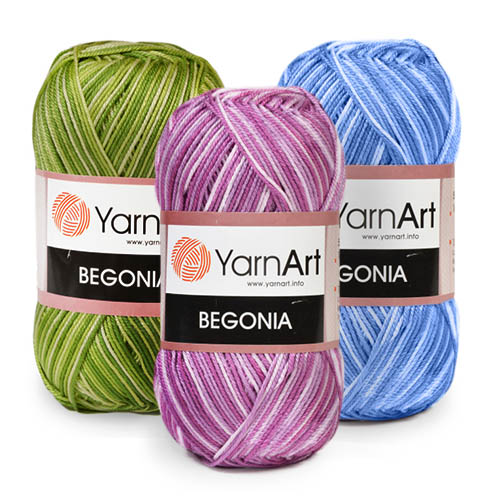 Пряжа Yarnart Begonia Melange Пряжа Yarnart Begonia Melange