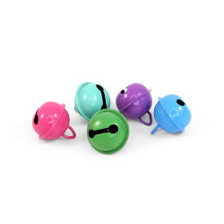 Украшение бубенчики 22 мм mix 1/50 шт