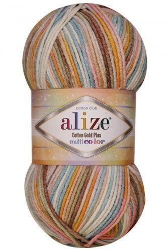 Пряжа Alize Cotton Gold Plus Multi Color Пряжа Alize Cotton Gold Plus Multi Color