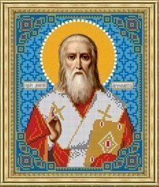 Рисунок на ткани для вышивания бисером Бис 796 «Св. Дионисий» Рисунок на ткани для вышивания бисером Бис 796 «Св. Дионисий»