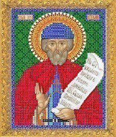 Рисунок на ткани для вышивания бисером 761М "Св.Виталий" Рисунок на ткани для вышивания бисером 761М "Св.Виталий"