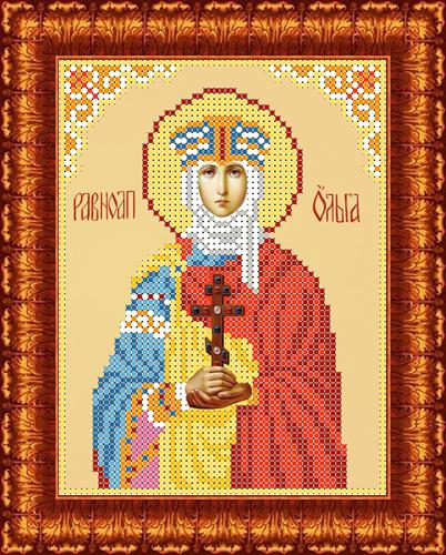 Канва для бисера КБИ-5036/1 Св. Княгиня Ольга 13х18 см Канва для бисера КБИ-5036/1 Св. Княгиня Ольга 13х18 см