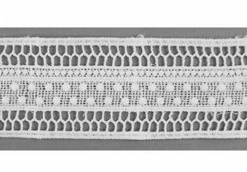 Кружево плетёное №SR12159 042(молоко) 1/15 ярд Кружево плетёное №SR12159 042(молоко) 1/15 ярд