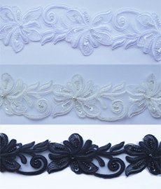 Кружево свадебное Е286B 1/15 ярд Кружево свадебное Е286B 1/15 ярд