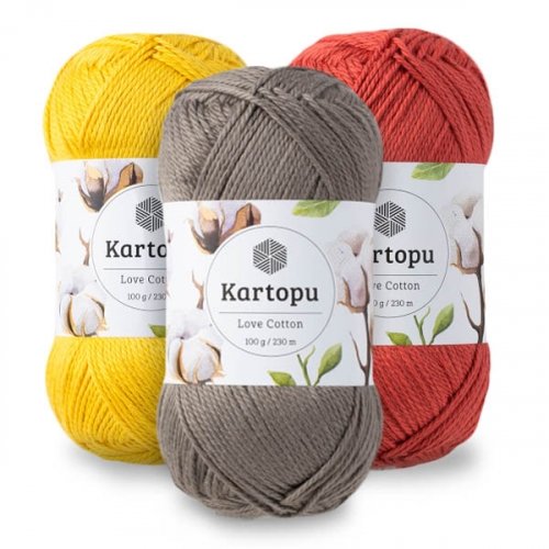 Пряжа Kartopu Love Cotton Пряжа Kartopu Love Cotton