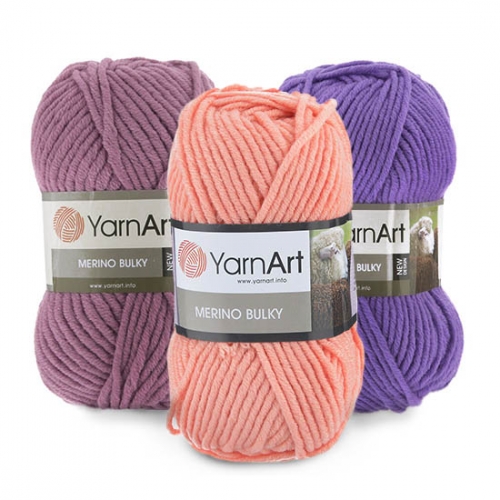 Пряжа Yarnart Merino Bulky Пряжа Yarnart Merino Bulky