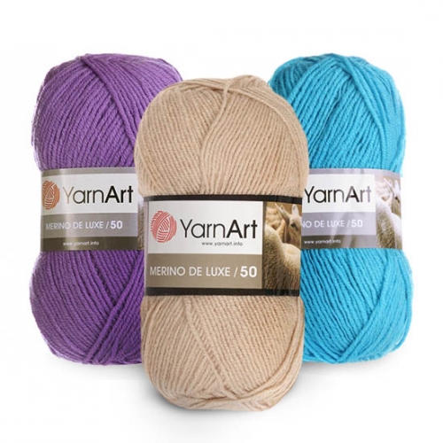 Пряжа Yarnart Merino De Luxe Пряжа Yarnart Merino De Luxe