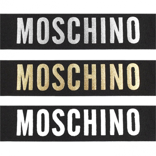 Резинка полиэстер "MOSCHINO" 4 см 1/25 ярд