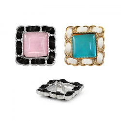 Пуговица со стразами и камнями (№3-№7) 1/10 шт