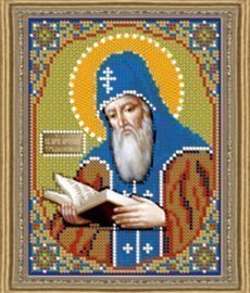 Рисунок на ткани для вышивания бисером 805М "Св. Арсений" Рисунок на ткани для вышивания бисером 805М "Св. Арсений"