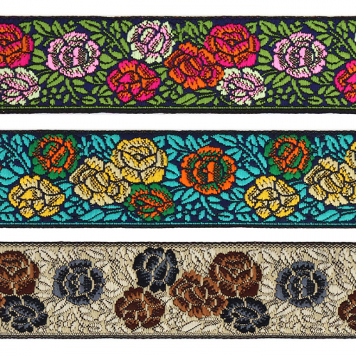 Тесьма жаккард №R4596 ш.3 см 1/9 м Тесьма жаккард №R4596 ш.3 см 1/9 м