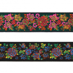 Тесьма жаккард №R4610 ш.3 см 1/9 м