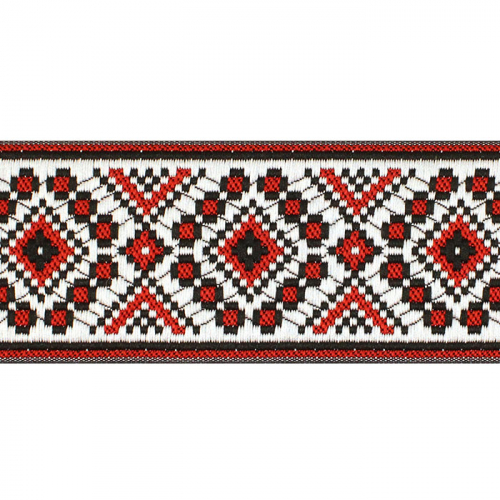 Тесьма жаккард №R4739 ш.5 см 1/9 м