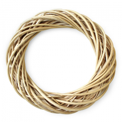 Венок из лозы натуральный цвет 40 см